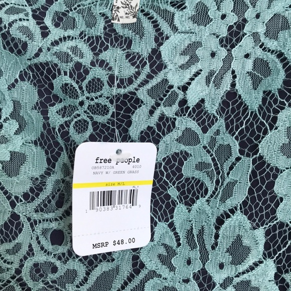 Free People Mesh Lace  Camisole - Picture 4 of 5